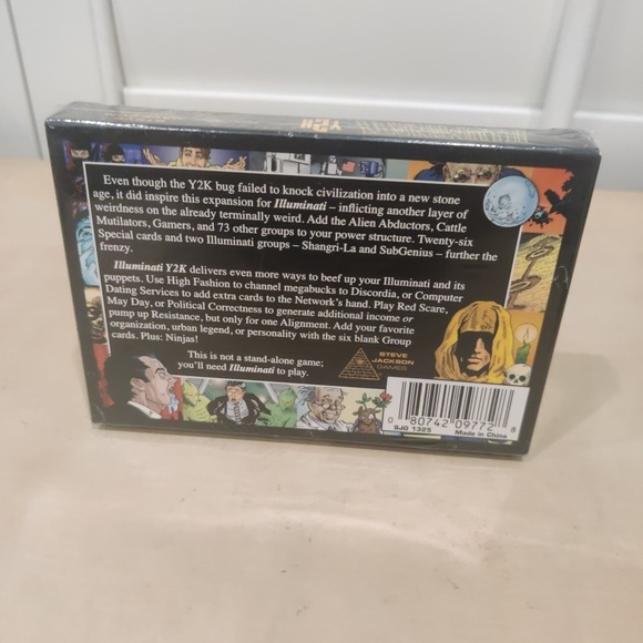 Y2K Expansion Illuminati 1st Edition, 7th Printing Steve Jackson SJG-1325 - New - Picture 2 of 5